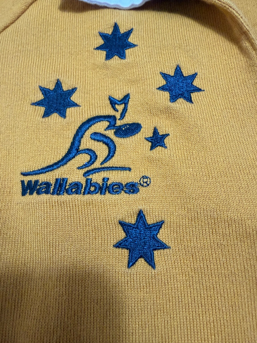 Vintage Australia Rugby Wallabies Quarter Sleeve Shirt Youth Size 8 - Picture 10 of 15